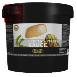 OSCAR GRØN PEBER SAUCE (PASTA) 5 KG.