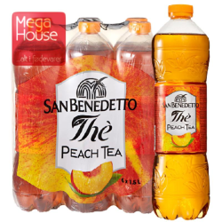 SAN BENEDETTO ICETEA PEACH 6X1,5 LTR. INCL. PANT