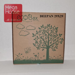 ECOBOX DEEPPAN 29X29 CM. 100 STK.