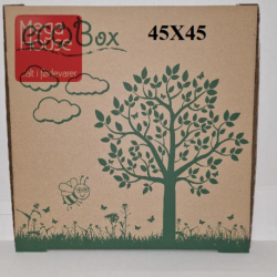 ECOBOX 45X45 CM. PIZZAÆSKE 50 STK.