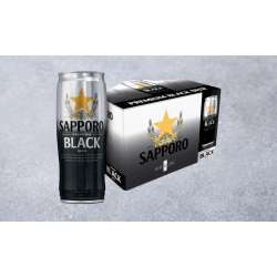 SAPPORO (BLACK) CAN 12X65 CL.